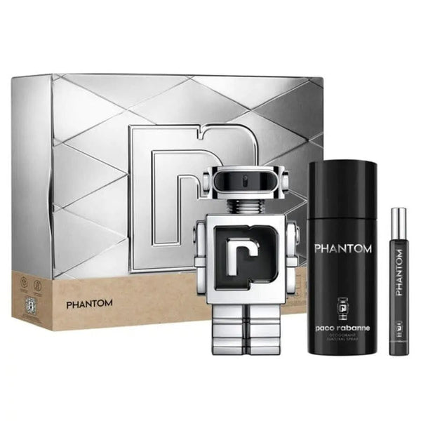 Phantom By Paco Rabanne For Men 3Pcs Set EDT Spray