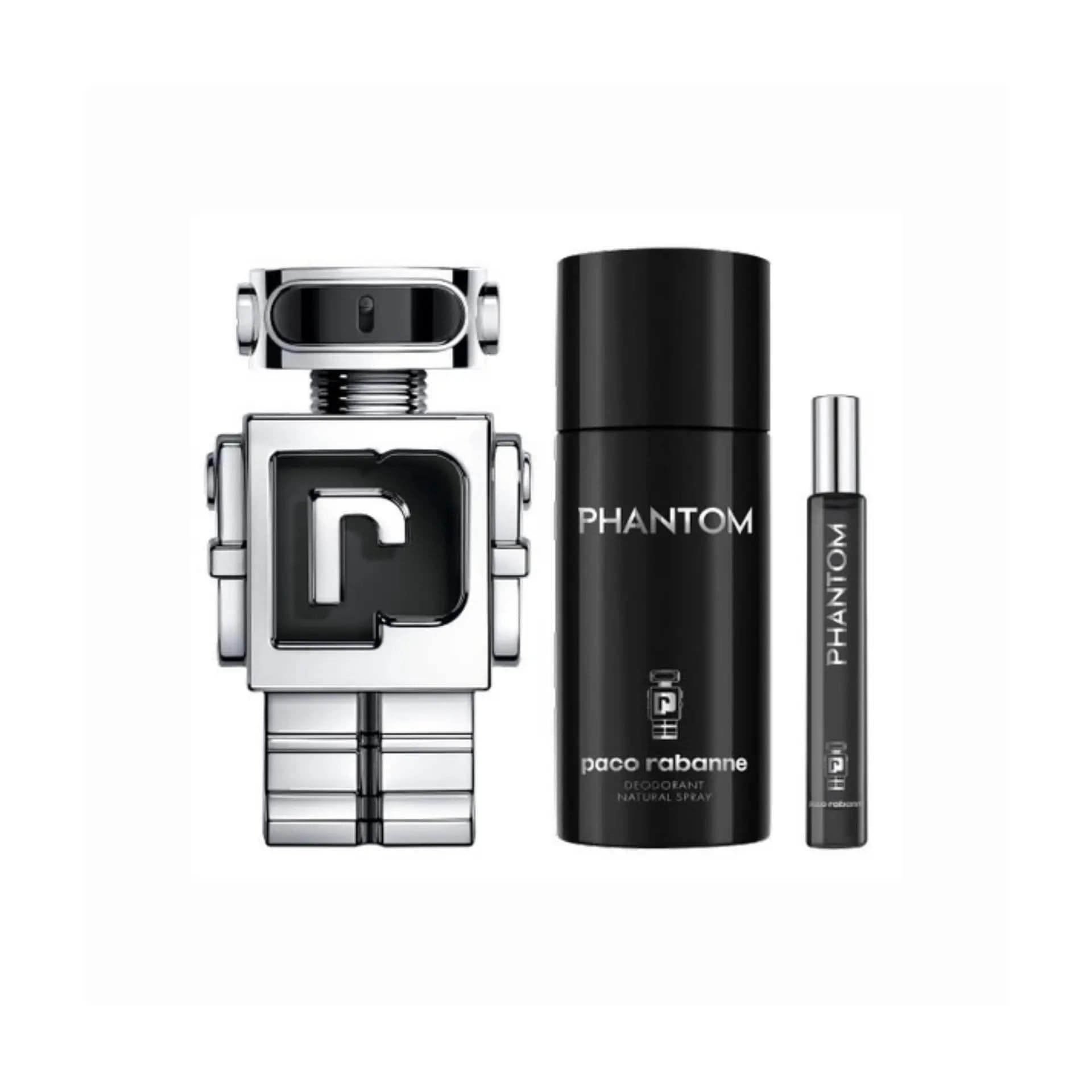 Phantom By Paco Rabanne For Men 3Pcs Set EDT Spray