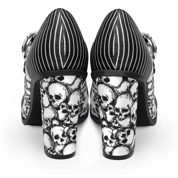 Chocolaticas® High Heels Victorian Women's Mary Jane Pump - Only in Size 5