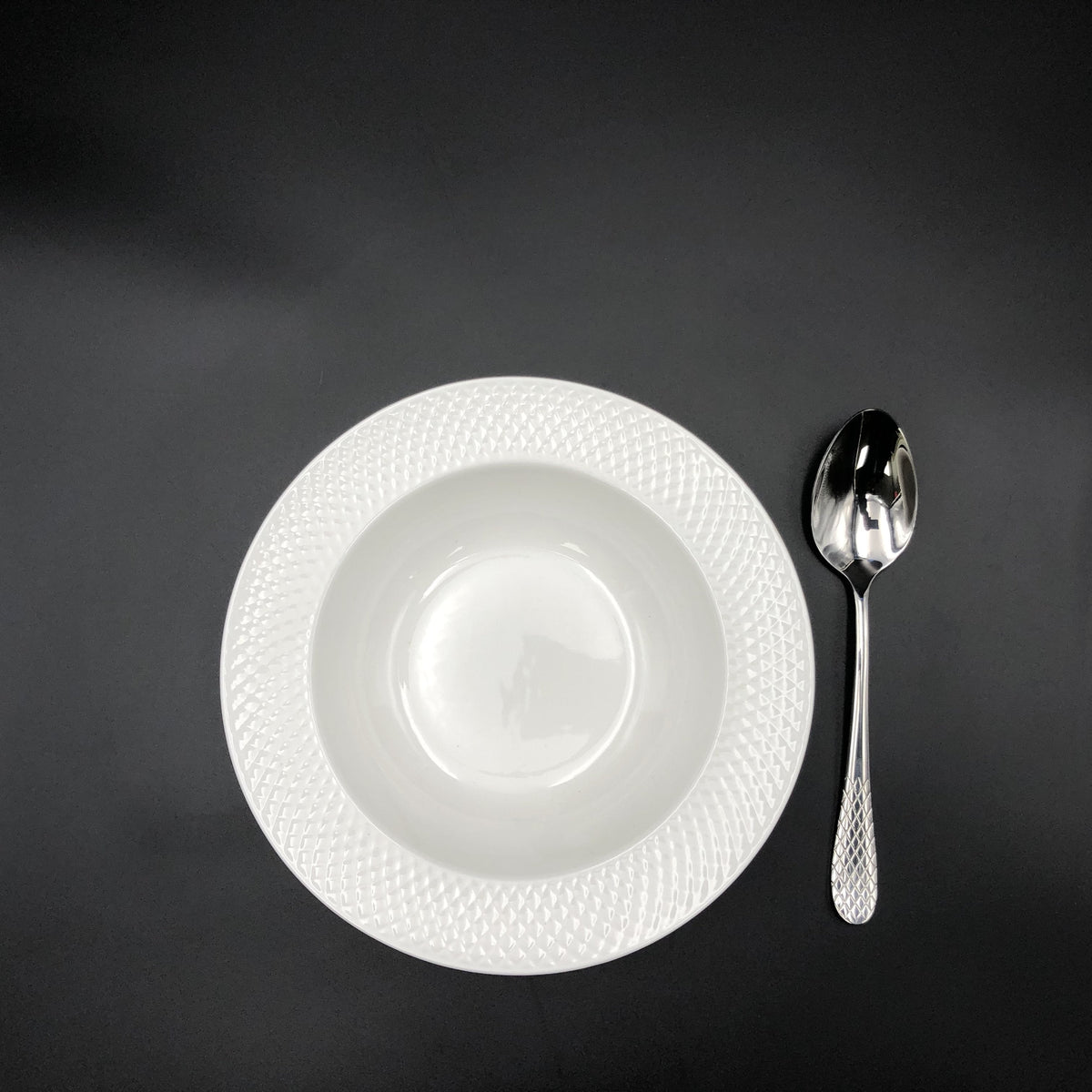 Fine Julia Porcelain Deep Plate Dinnerware Set For 6 Including 10