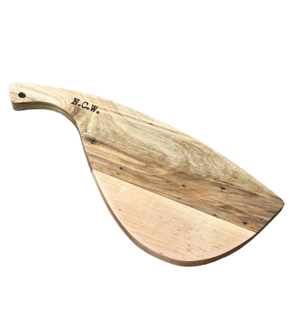 Hardwood Paddle Cutting Board E - Gifts for You 'n Me