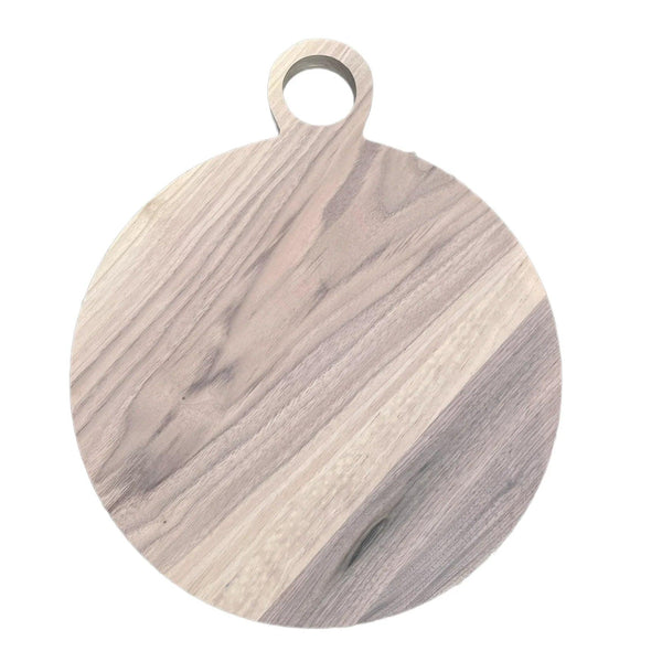 Hardwood Circle Cutting Board with Circle Handle - Gifts for You 'n Me