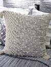Throw Pillow Cover Beige Woven 20