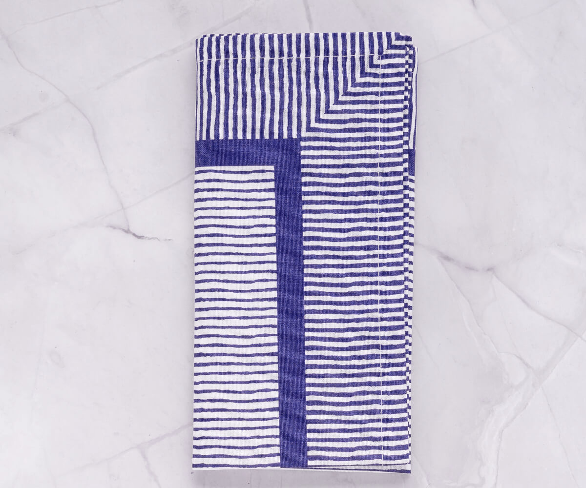 Blue Cloth Napkins Set of 4