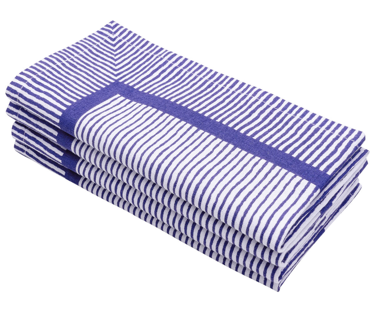 Blue Cloth Napkins Set of 4