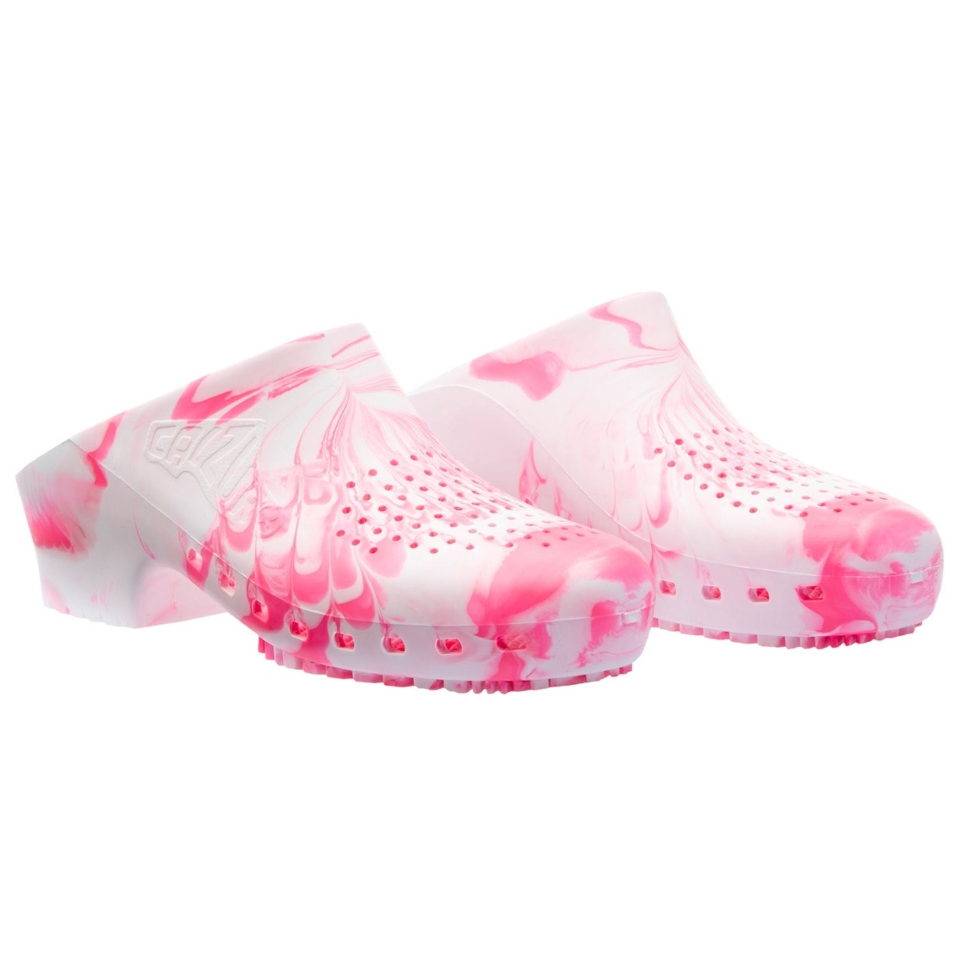 Calzuro Classic With Holes Pink/White