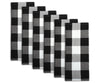 Halloween Kitchen Towels - Black and White / Set of 6