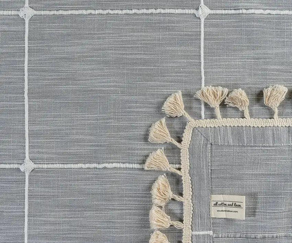 Tassel Tablecloth - Bohemian Tablecloth
