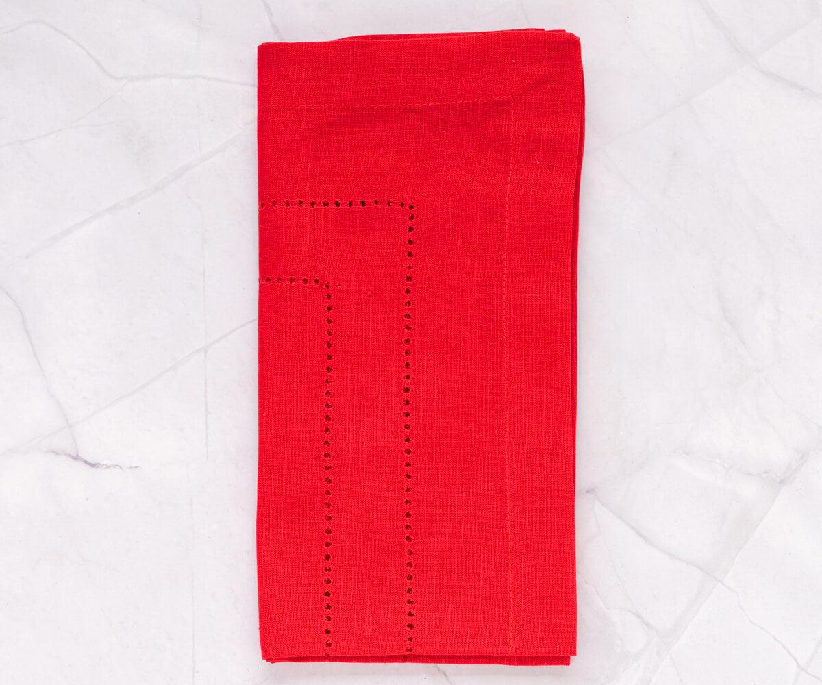 Custom Double hemstitch Cloth Napkins