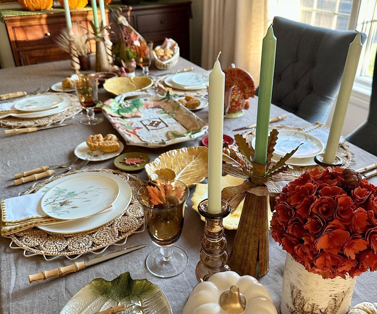 Plain Linen Rectangle Tablecloth