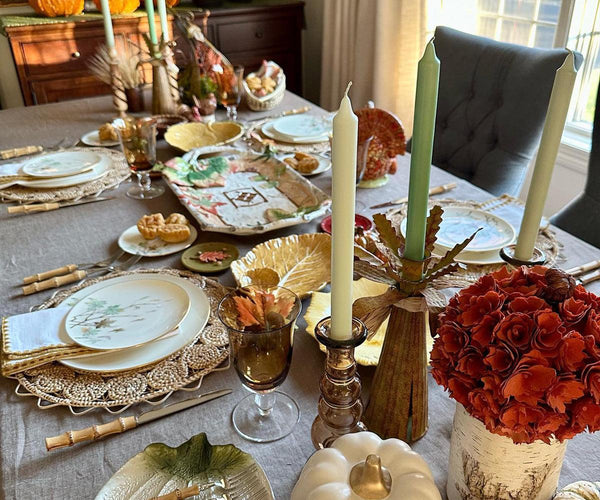 Plain Linen Rectangle Tablecloth