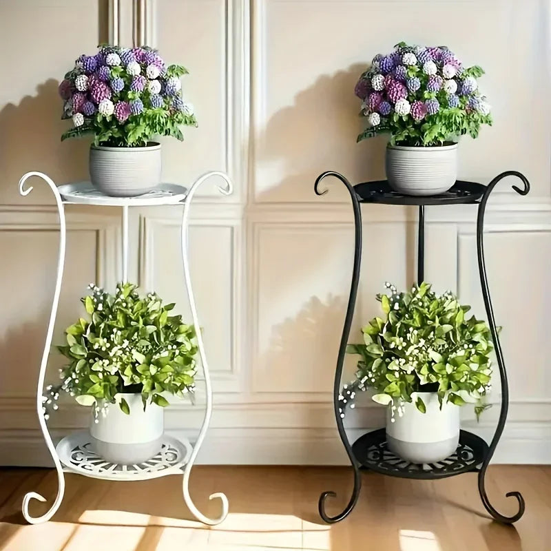 Plant Stand - Lightweight Metal White