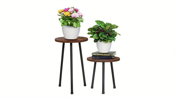 Plant Stand - Mid-Century Wooden Small