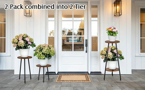 Plant Stand - Mid-Century Wooden Small