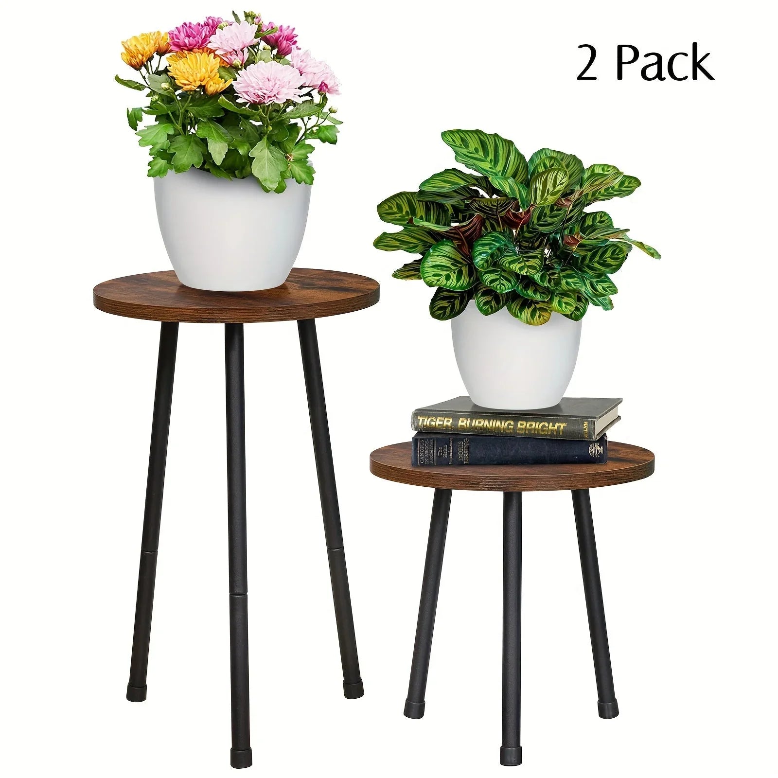 Plant Stand - Mid-Century Wooden Small