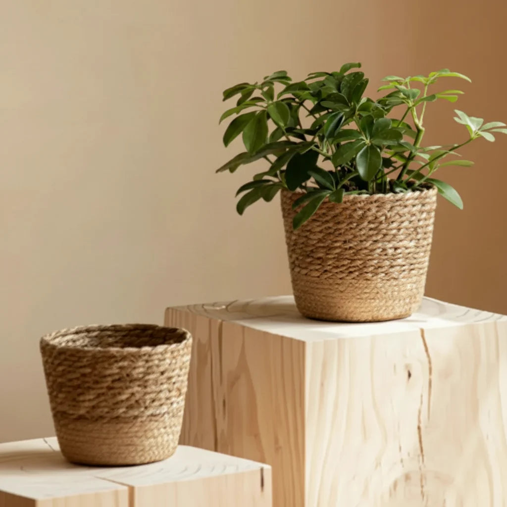 Planter - Woven Seaweed Large
