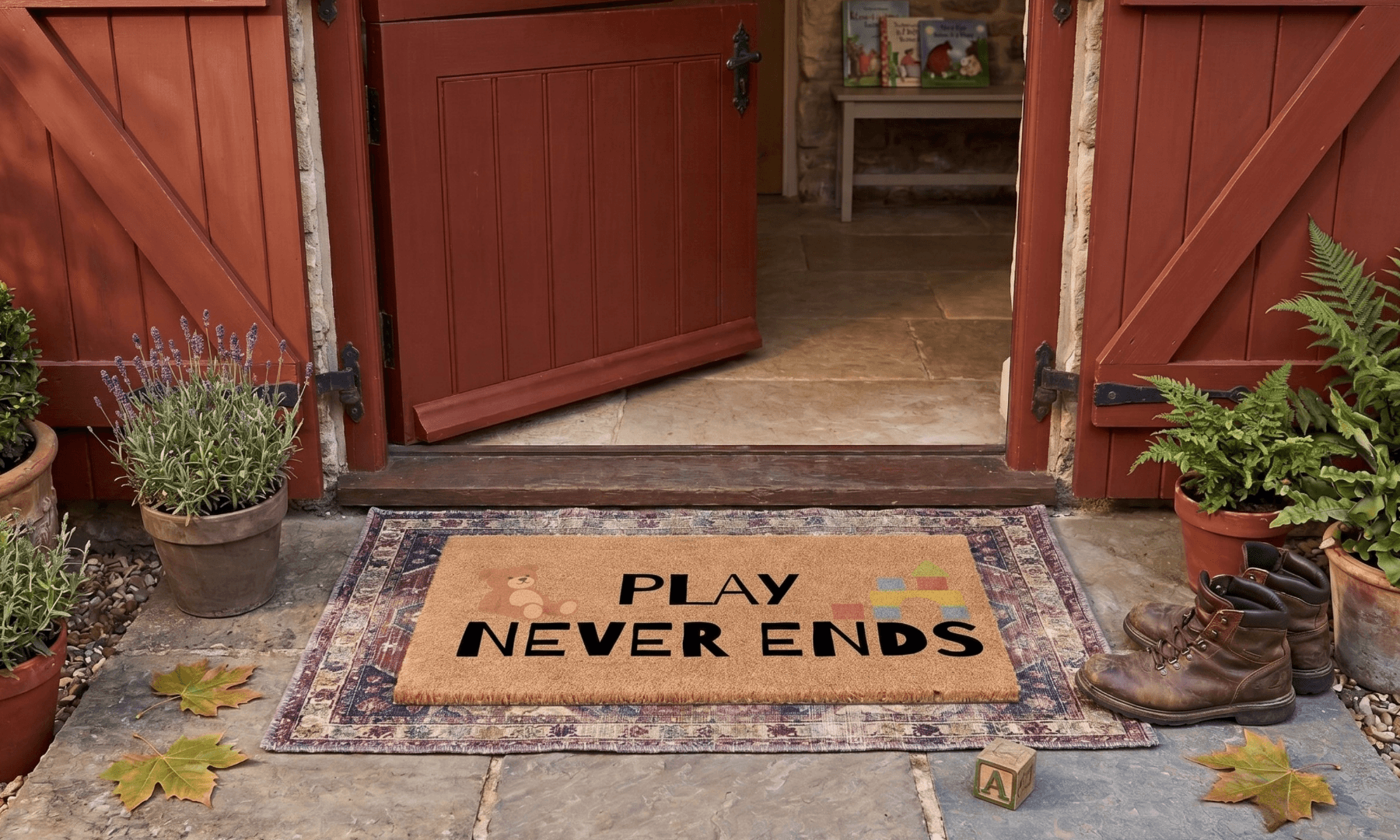 Play Never Ends Coir Mat
