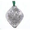 Poinsettia Bulb Ornament