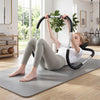 Portable AB Trainer with Headrest and Foam Handle for Office Home Gym-Silver