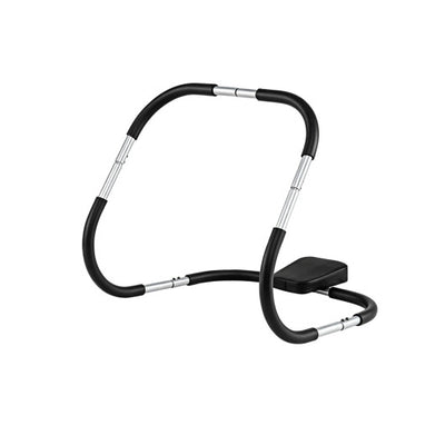 Portable AB Trainer with Headrest and Foam Handle for Office Home Gym-Silver