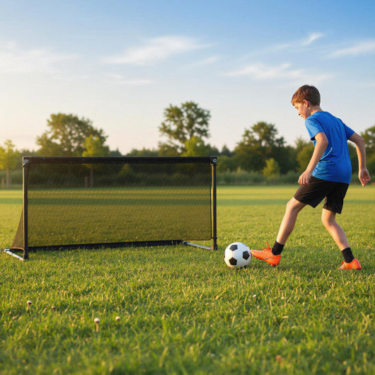 Portable POP Up Toddler Soccer Net with Metal Frame-L