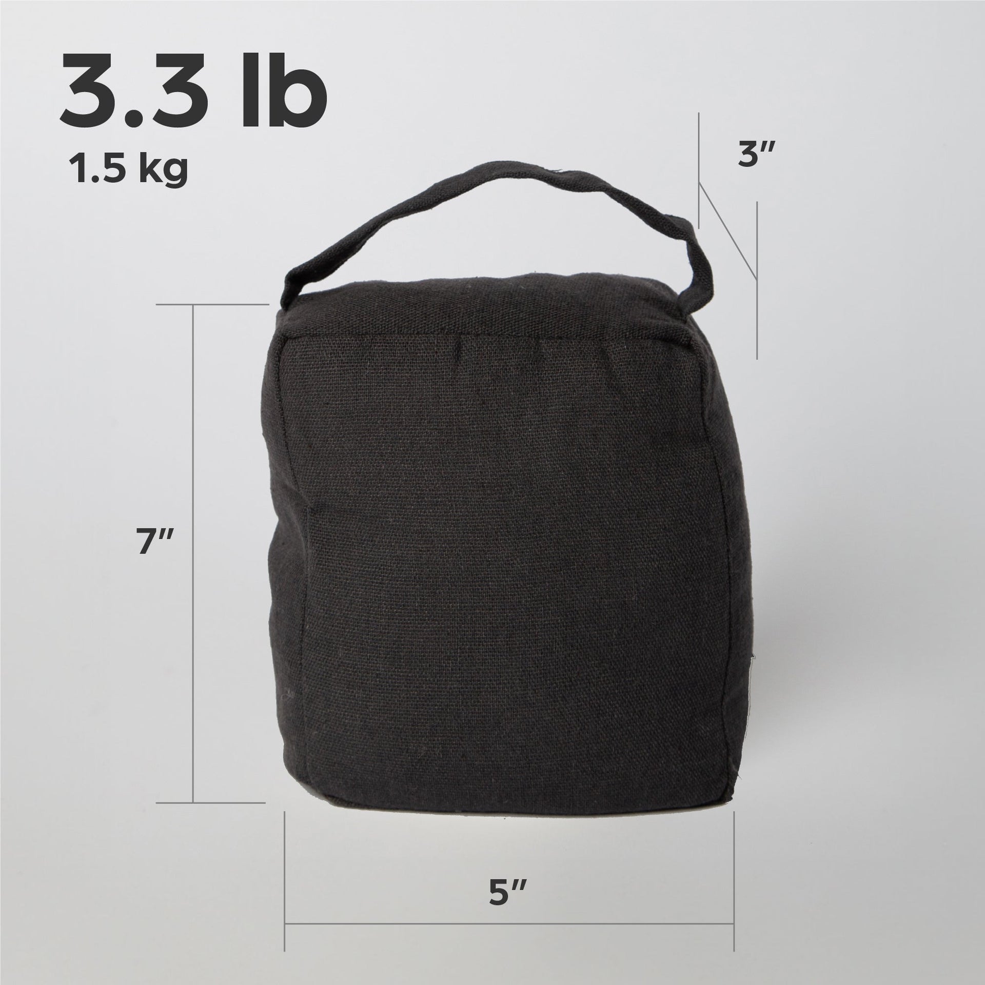 497 - Decorative Fabric Weighted Door Stopper for home and office