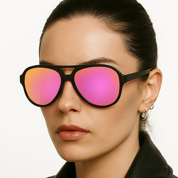Poseidon Mirrored Pink  – Tangle-Free Floating Aviators