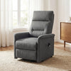 Power Lift Recliner Chair for Elderly with Remote Control and Side Storage Pocket-Gray