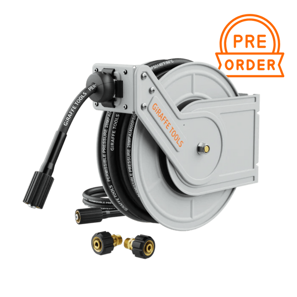 Retractable Pressure Hose Reel - 1/4in