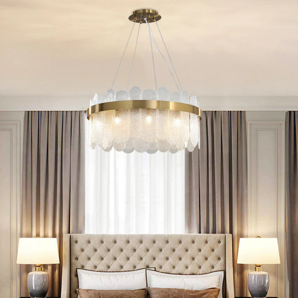 Preben Postmodern Glass Chandelier