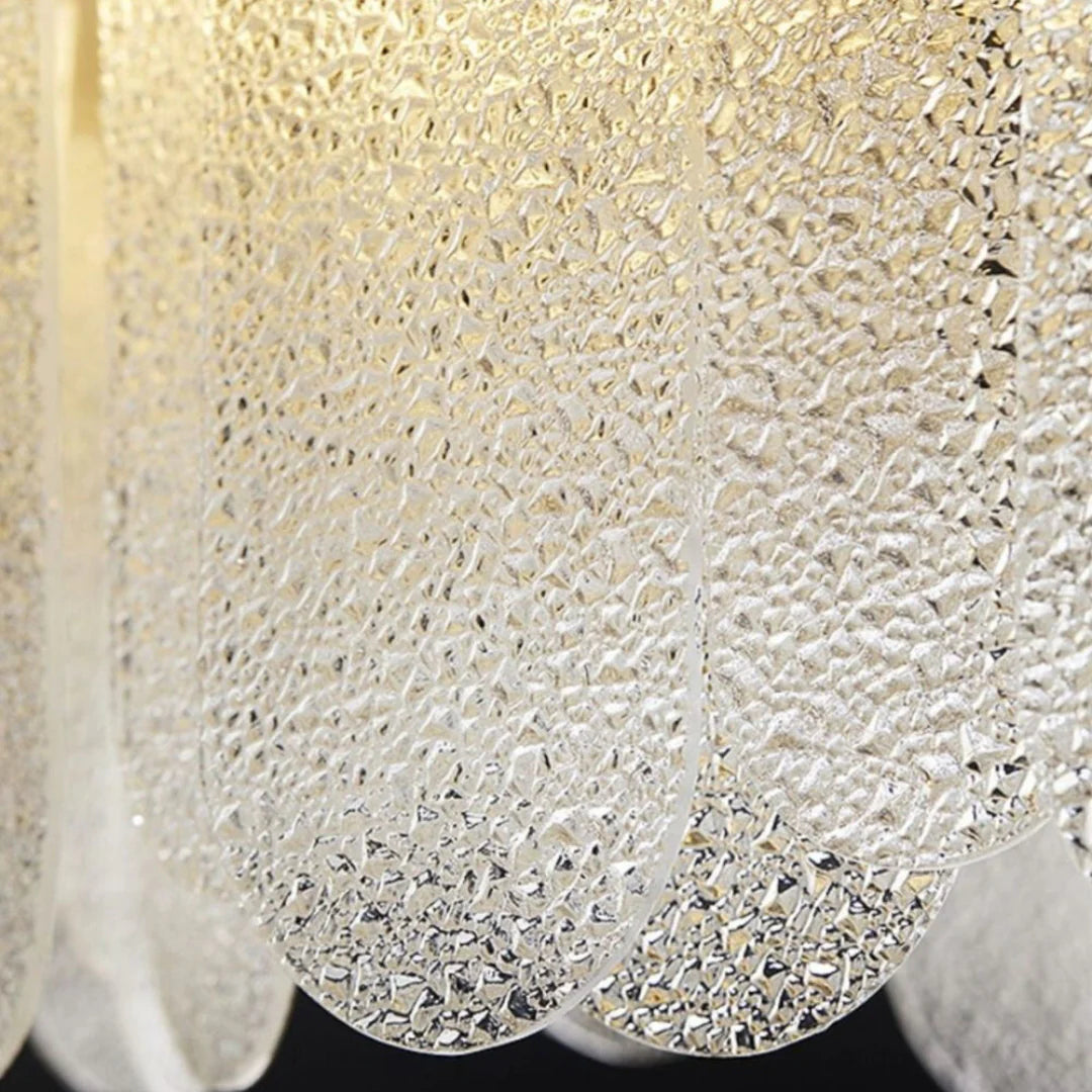 Preben Postmodern Glass Chandelier