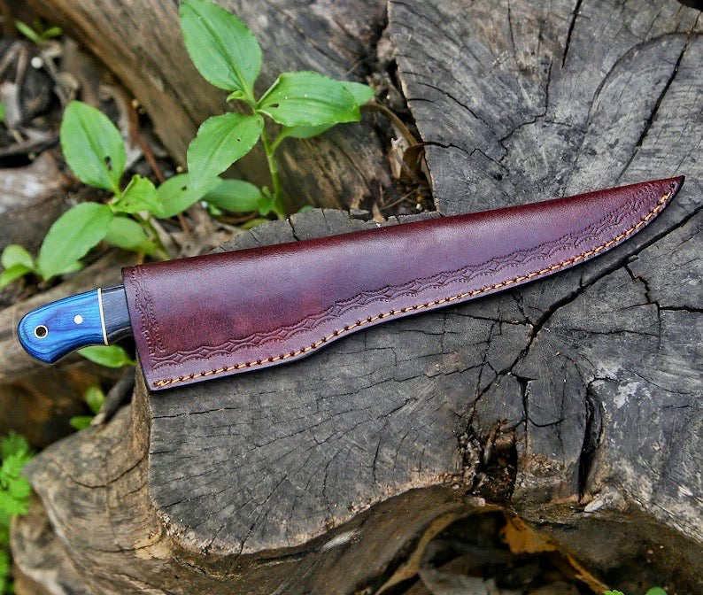 Custom Handmade Damascus Boning Knife – 13