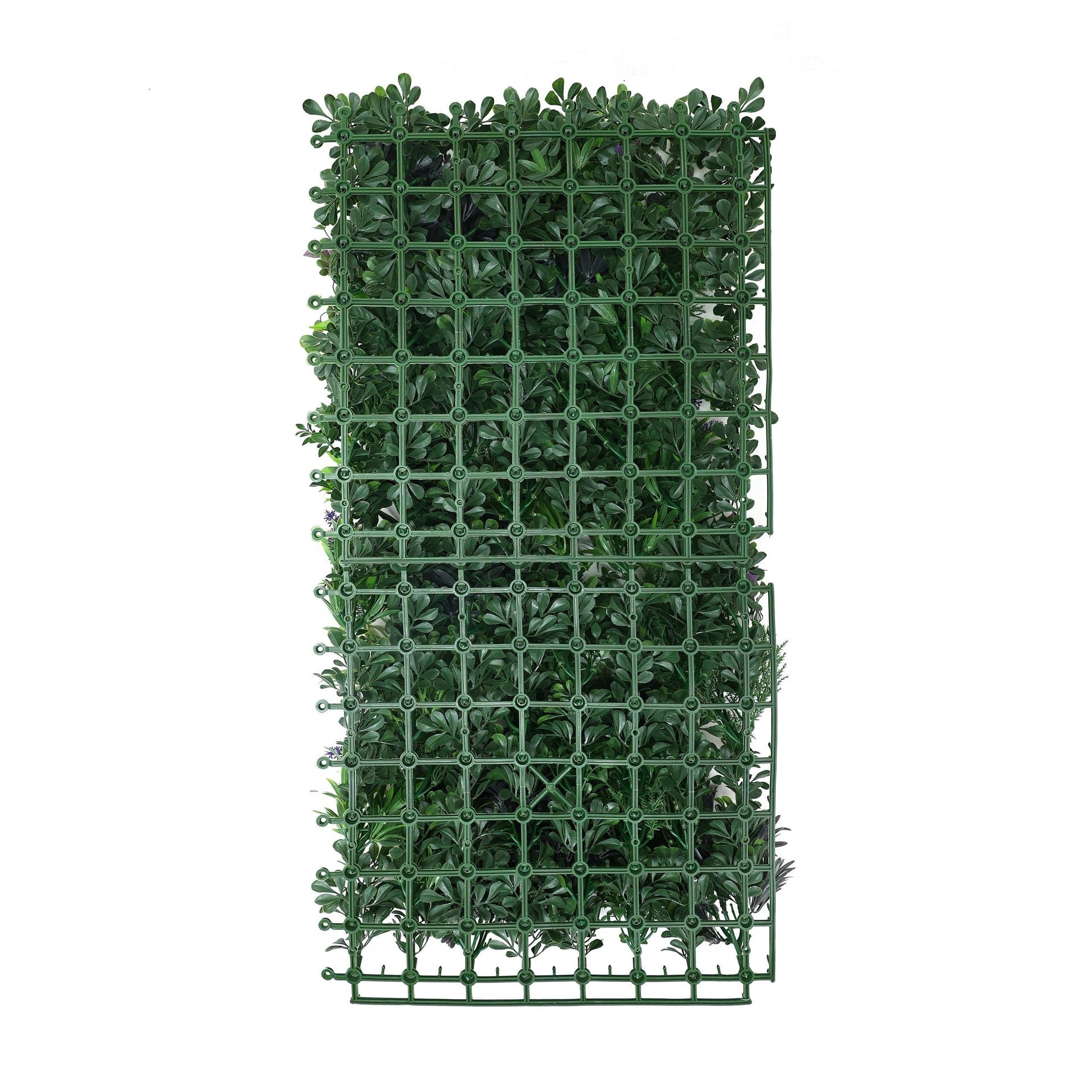 Rustic Botanical Lavender Artificial Green Wall Panel 40×20in – UV Resistant – Commercial Grade
