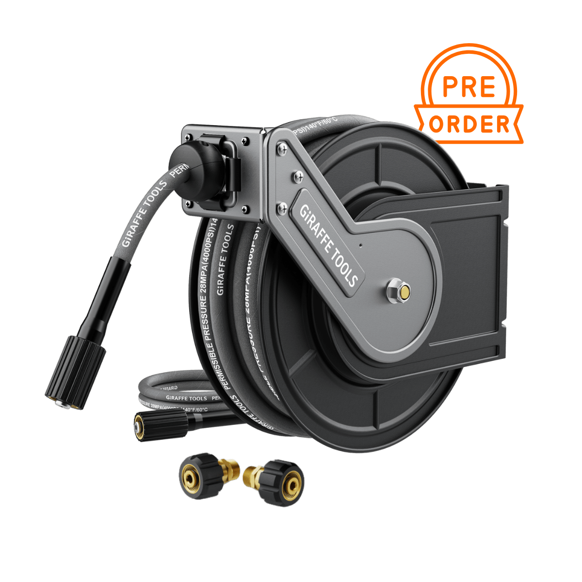 Retractable Pressure Hose Reel-1/4in