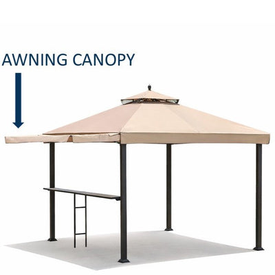 Shade N' Shelters 10' x 10' Prescott / Conley Gazebo - Awning Canopy Only