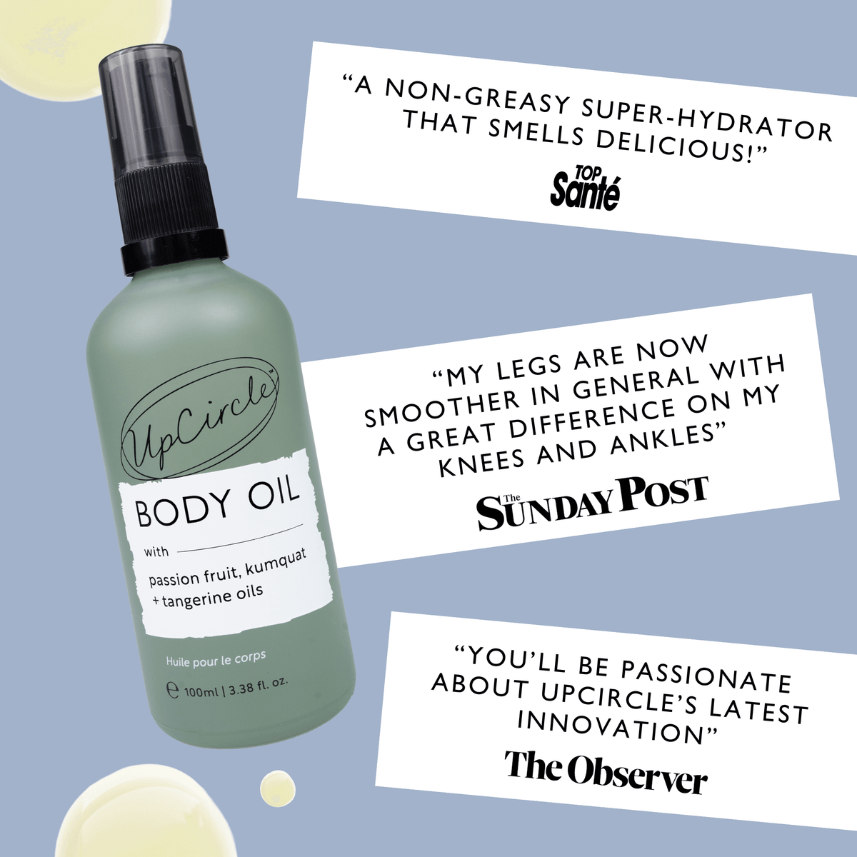 Body Oil with Passion Fruit Oil