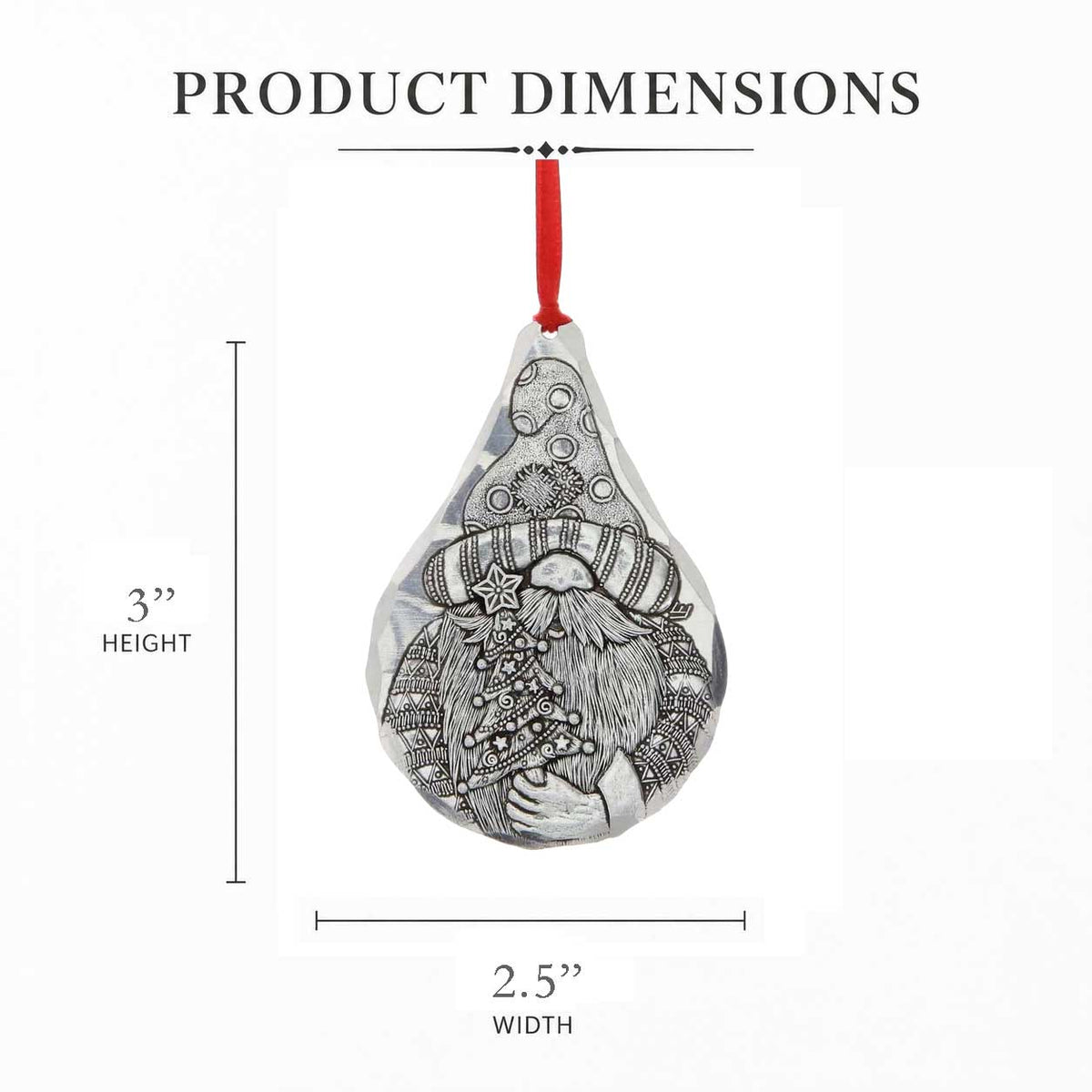 Christmas Tree Gnome Ornament