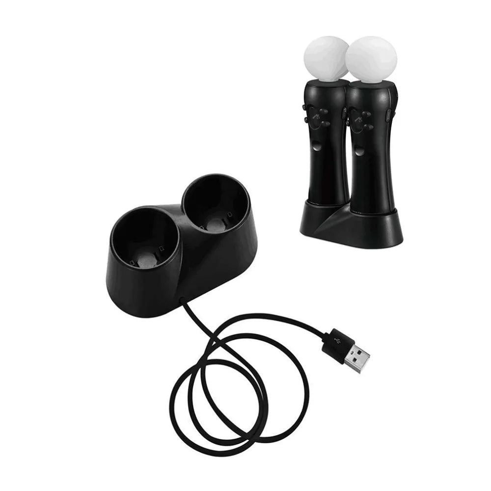 Promotion Professional Mini Remote Charger Charging Dock Station For VR For PS4 Dual Charging DC 5V Input