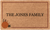Pumpkin Border Personalized - 16" x 24"