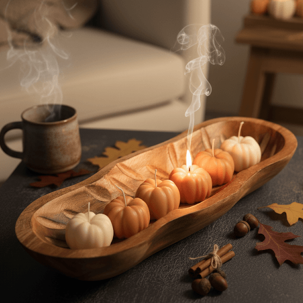 Pumpkin Candle | Rustic Candle | Autumn Candle
