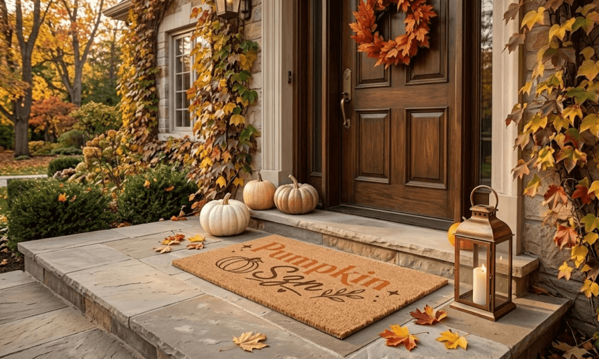 Pumpkin Szn Coir Mat