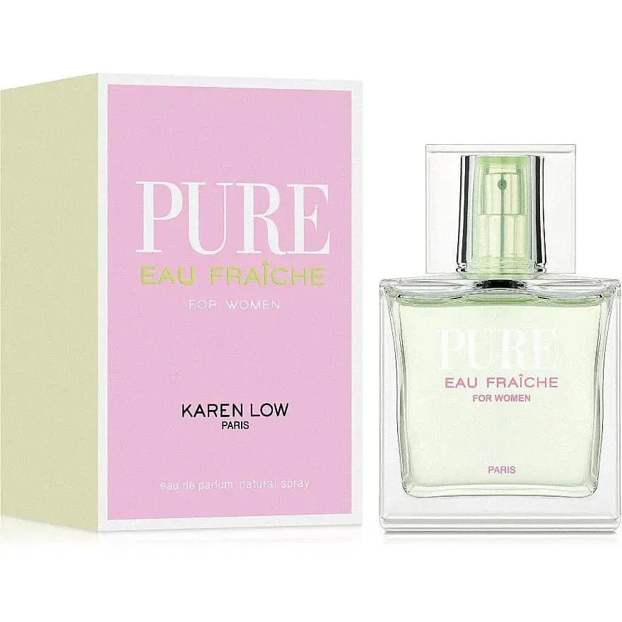 Pure Eau Fraiche By Karen Low For Women 3.4oz EDP Spray