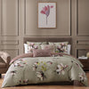 Bebejan Purple Lilies 5 Piece Reversible Comforter Set