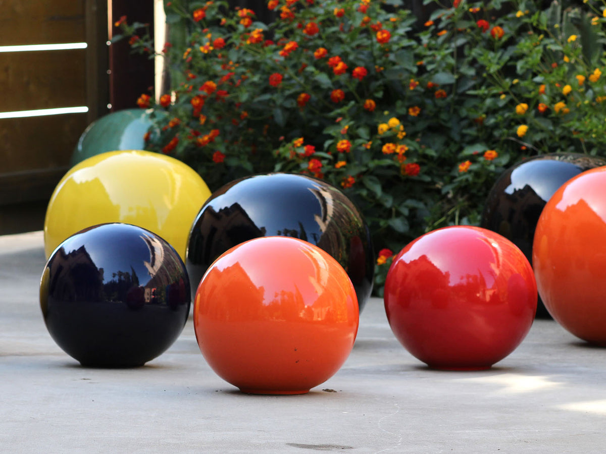 Outdoor Decorative Sphere Glazed By Plantatorem