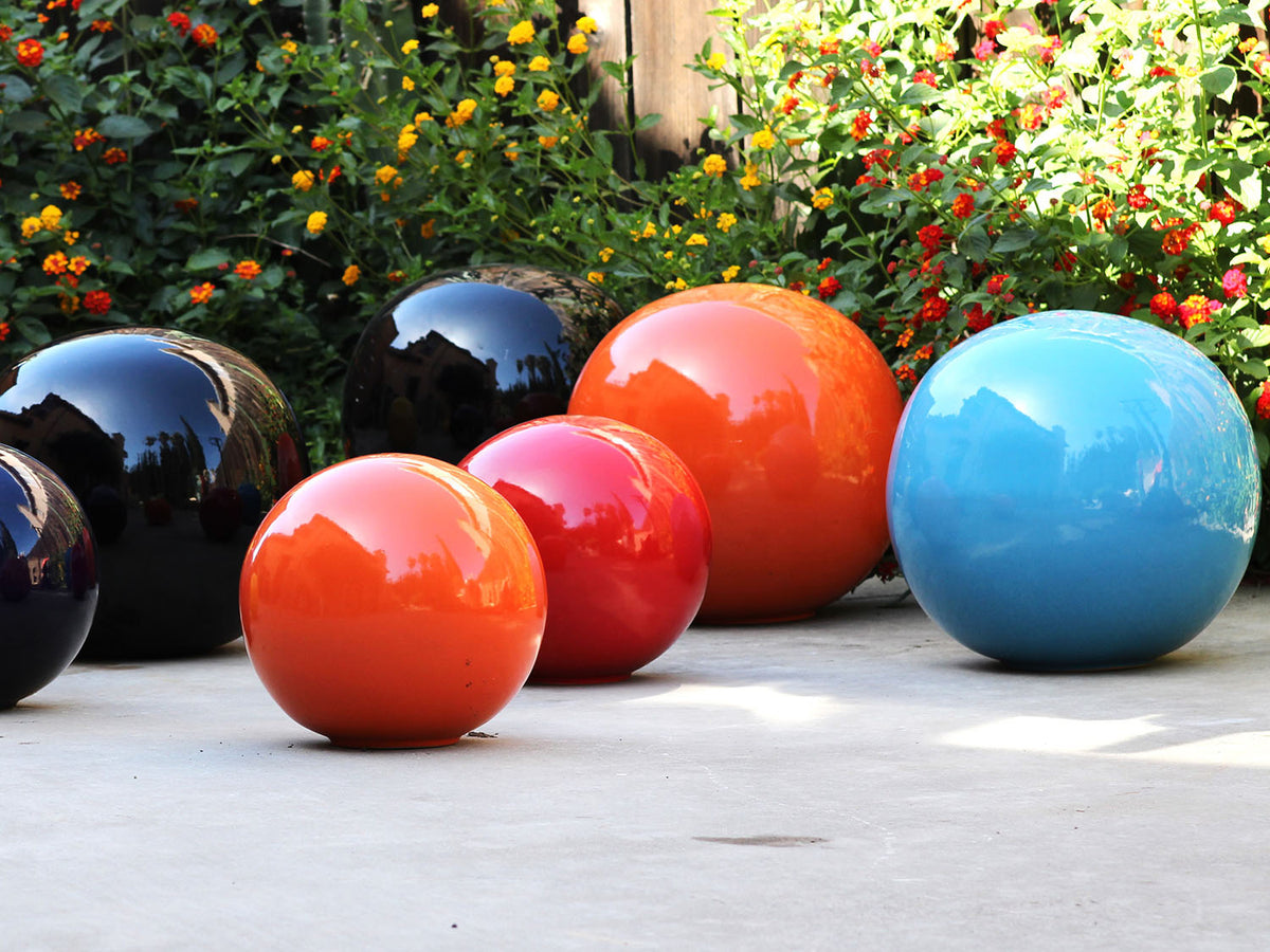Outdoor Decorative Sphere Glazed By Plantatorem