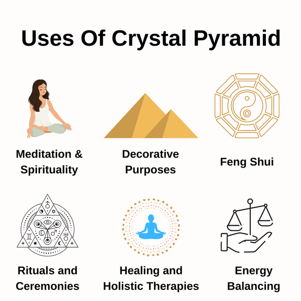 Rose Quartz Pyramids (Balance and Emotional Health)