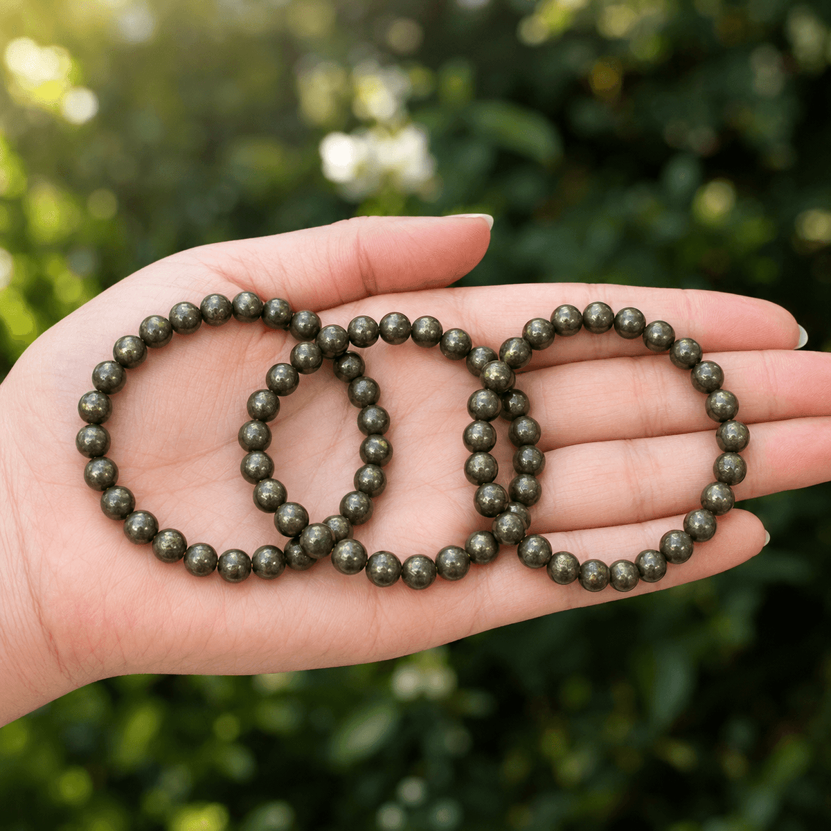Pyrite Bracelet | Golden Pyrite Bracelet (Determination and Resolution).