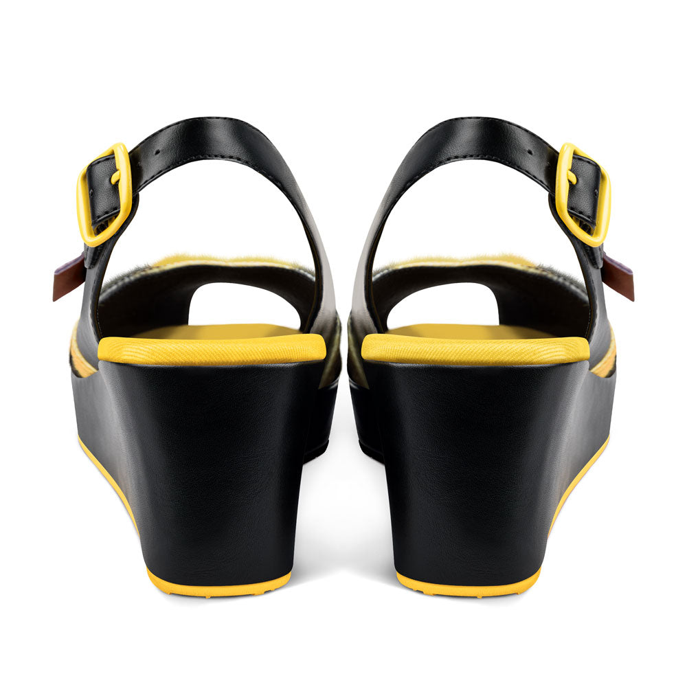 Chocolaticas® QUEEN BEE Women's Wedge Sandal