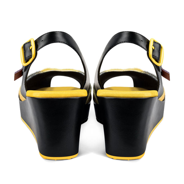 Chocolaticas® QUEEN BEE Women's Wedge Sandal