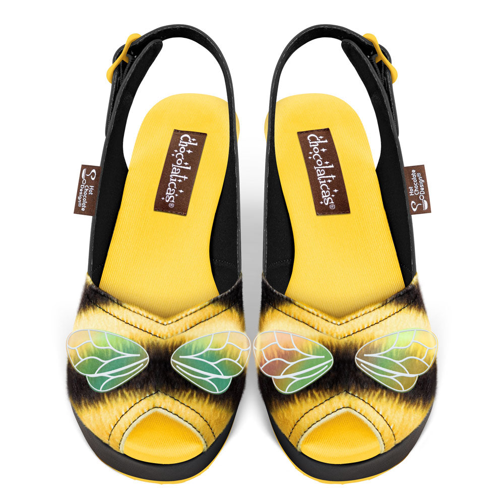 Chocolaticas® QUEEN BEE Women's Wedge Sandal